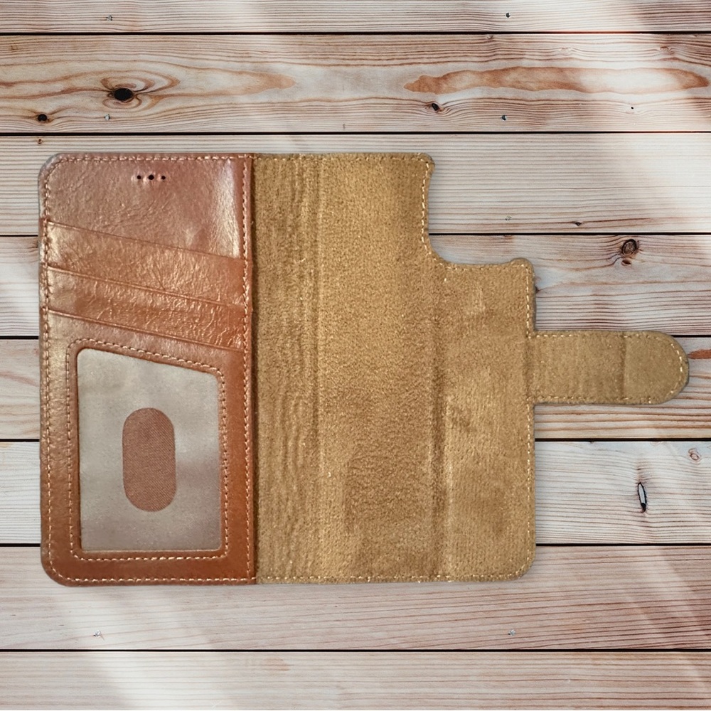 IPHONE 11 PRO LEATHER PHONE WALLET COMBO FOR ID & CREDIT CARDS!